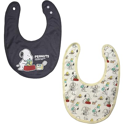 Amazon.co.jp: スヌーピー 新生児 スタイ ビブ ベビー 赤ちゃん